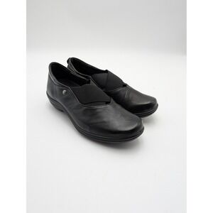 Romika Slip-On Shoes Womens Size 6.5 Black Leather Comfort Casual EU 37 New